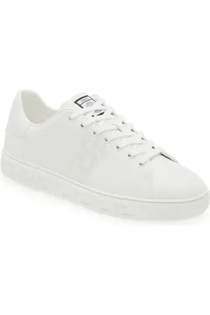 VERSACE Barocco Greca Jacquard Low Top Sneaker in at Nordstrom, Size 11Us