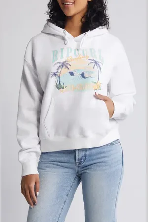 Rip Curl Paradise Palms Fleece Graphic Hoodie in at Nordstrom, Size X-Small