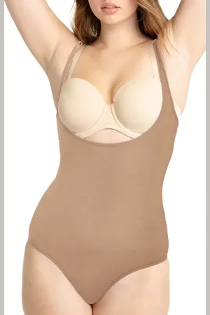 Shapermint Essentials Open Bust Shaper Bodysuit in at Nordstrom, Size Small