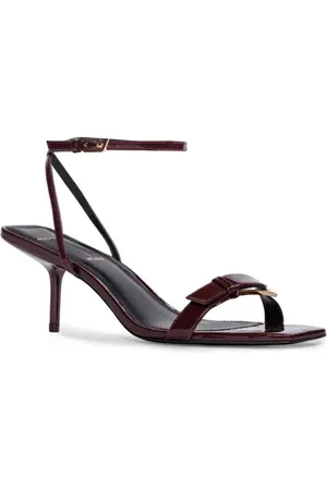BLACK SUEDE STUDIO Brooks 65 Ankle Strap Sandal in at Nordstrom, Size 8Us