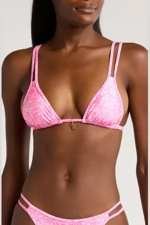 Kulani Kinis Strappy Bralette Bikini Top in at Nordstrom, Size X-Large