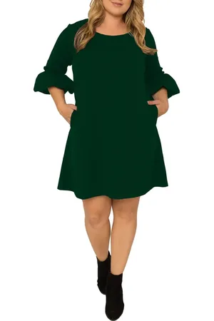 Standards & Practices Stella Crepe Knit Dress in at Nordstrom, Size 1X