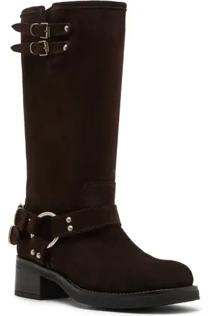 Steve Madden Astor Knee High Moto Boot in at Nordstrom, Size 7
