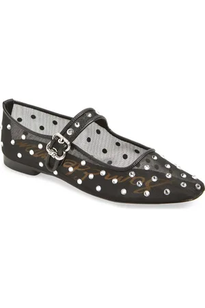 Sam Edelman Michaela Shine Mary Jane Flat in at Nordstrom, Size 6