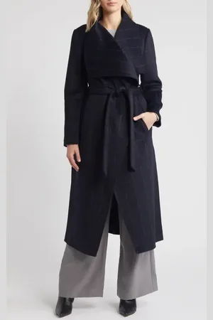 BCBG Max Azria Scarlet Long Wrap Coat in at Nordstrom, Size X-Small