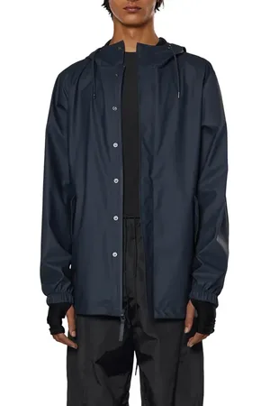 Rains Fishtail Hooded Waterproof Rain Jacket in at Nordstrom, Size Small