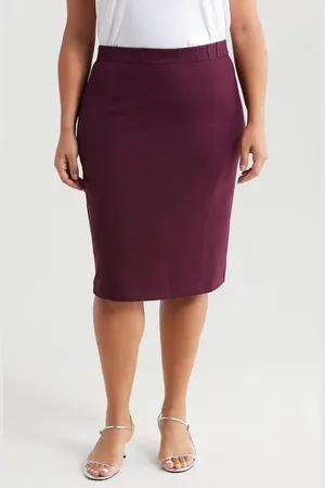 UNIVERSAL STANDARD Danube Stretch Ponte Skirt in at Nordstrom, Size 2Xl