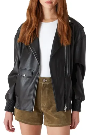 BLANK NYC Faux Leather Moto Jacket in at Nordstrom, Size X-Small