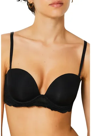 Etam Idole Underwire Bandeau Push-Up Bra in at Nordstrom, Size 34A