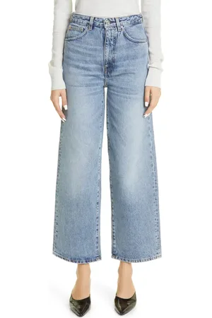 Totême Rigid Organic Cotton Flare Leg Jeans in at Nordstrom, Size 24 X 30