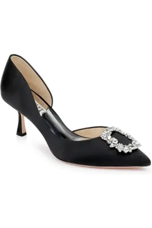 Badgley Mischka Fabia Embellished Pointed Toe Pump in at Nordstrom, Size 9