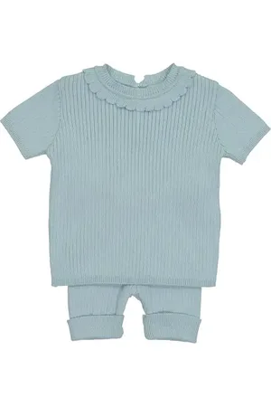 Feltman Brothers Rib Knit Top & Shorts Set in at Nordstrom, Size 3M