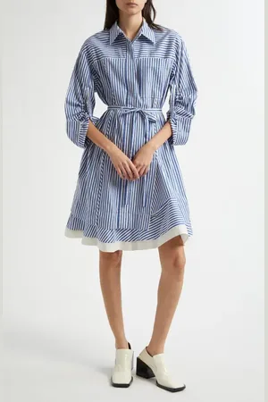 3.1 Phillip Lim Stripe Tie Waist Shirtdress in at Nordstrom, Size 0