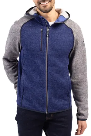 Cutter & Buck Mainsail Full Zip Hooded Jacket in at Nordstrom, Size Small