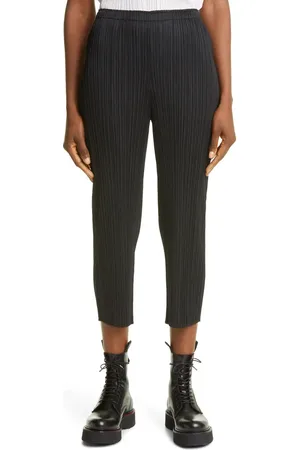 PLEATS PLEASE ISSEY MIYAKE Pleated Crop Skinny Pants in at Nordstrom, Size 1