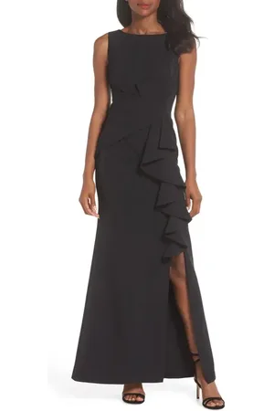 Eliza J Ruffle Front Gown in at Nordstrom, Size 8