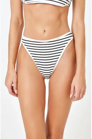 L*Space Nora Stripe Bitsy Bikini Bottoms in at Nordstrom, Size Medium