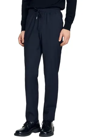 Sandro Elasticated straight-leg trousers in at Nordstrom, Size 4631 Eu