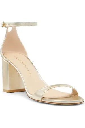 Stuart Weitzman Nudist Block 75 Sandal in at Nordstrom, Size 9