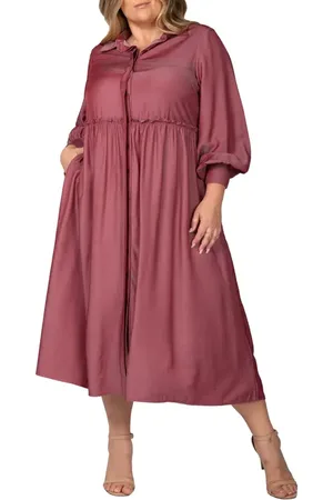 Standards & Practices Button Front Shirtdress in at Nordstrom, Size 1X