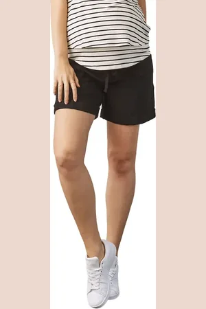 Angel Maternity Cuff Cotton Blend Maternity Shorts in at Nordstrom, Size X-Small