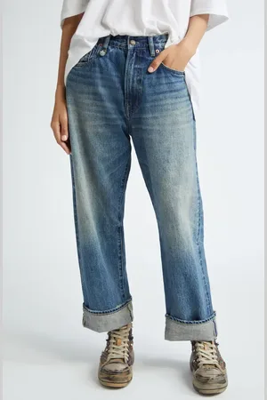 R13 Cuff Ex-Boyfriend Jeans in at Nordstrom, Size 26