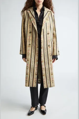 BODE Floret Brocade Double Breasted Coat in at Nordstrom, Size Medium
