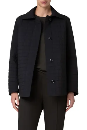 AKRIS Wheeler Quilted Taffeta Jacket in at Nordstrom, Size 6