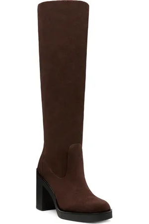 Stuart Weitzman Bethenny Block Heel Tall Boot in at Nordstrom, Size 5