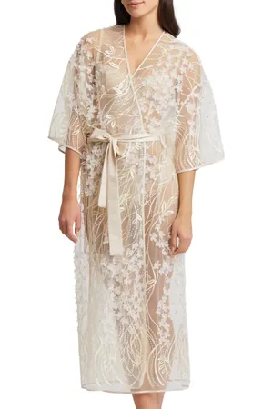 Rya Collection Kiss Flower Appliqu?? Robe in at Nordstrom, Size Medium