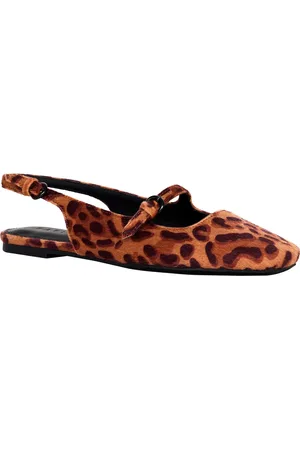 Katy perry The Evie Faux Calf Hair Slingback Flat in at Nordstrom, Size 5.5
