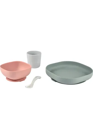 Beaba 4-Piece Silicone Suction Baby Feeding Set in at Nordstrom