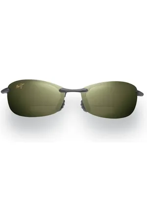 Maui Jim Makaha 64mm Polarized Oversize Round Sunglasses in at Nordstrom, Size +1.50