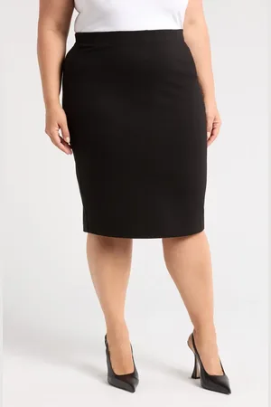 UNIVERSAL STANDARD Danube Stretch Ponte Skirt in at Nordstrom, Size 3Xl