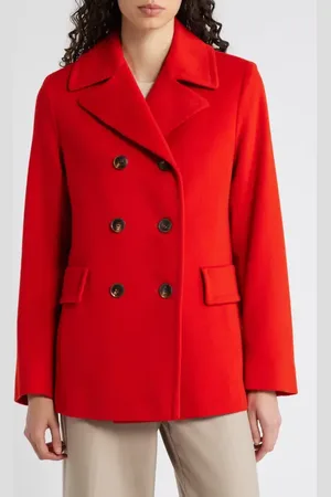 Fleurette Ali Wool Peacoat in at Nordstrom, Size 16