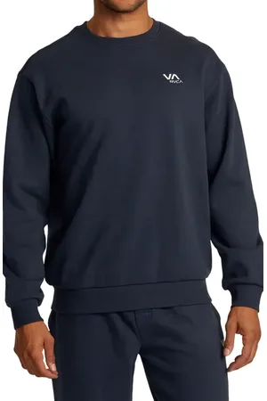 RVCA Essential Logo Embroidered Sweatshirt in at Nordstrom, Size Small