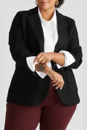 UNIVERSAL STANDARD Kidjo Wool Blend Jacket in at Nordstrom, Size Xs