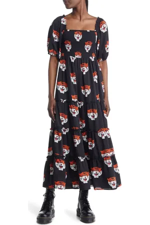 Dressed in Lala Smocked Maxi Dress in at Nordstrom, Size Medium