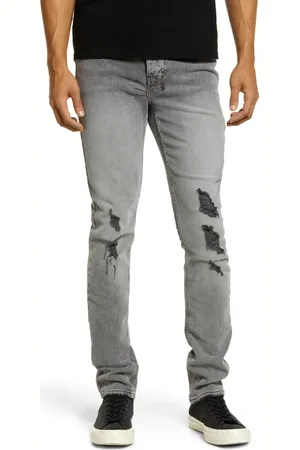 KSUBI Chitch Prodigy Trashed Ripped Slim Fit Stretch Denim Jeans in at Nordstrom, Size 31