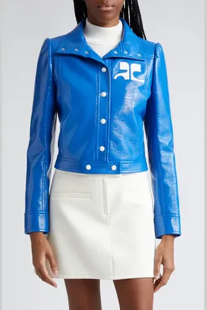 Courrèges Re-Edition Vinyl Jacket in at Nordstrom, Size 8 Us