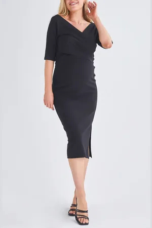 Angel Maternity Maternity/Nursing Crop Top & Pencil Skirt Set in at Nordstrom, Size X-Small