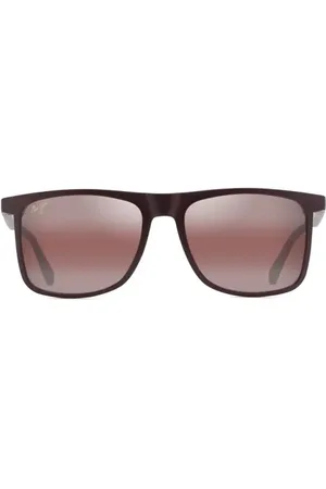 Maui Jim Makamae 56mm Polarized Square Sunglasses in at Nordstrom