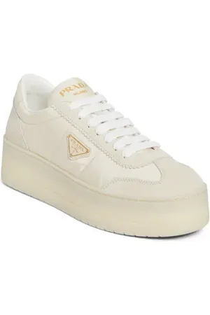 Prada Flatform Downtown Logo Platform Sneaker in at Nordstrom, Size 6.5Us