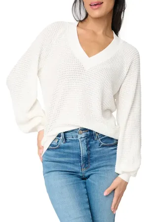 GIBSONLOOK Courtside Open Stitch Sweater in at Nordstrom, Size Medium