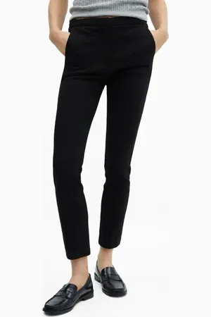MANGO Slim Fit Crop Pants in at Nordstrom, Size 6