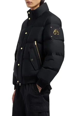 Moose Knuckles High Point Gold Series 800 Fill Power Down Bomber Jacket in at Nordstrom, Size Medium
