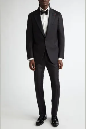 ISAIA Sanita Wool Tuxedo in at Nordstrom, Size 40 Us