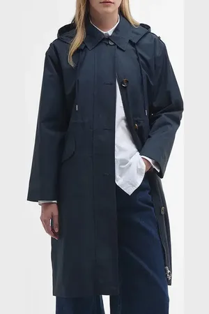 Barbour Fearne Waterproof Jacket with Removable Hood in at Nordstrom, Size 10 Us