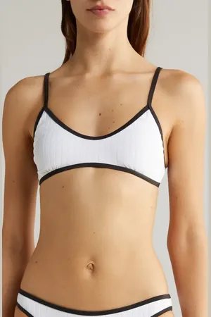 Solid The Rachel Rib Bikini Top in at Nordstrom, Size X-Small