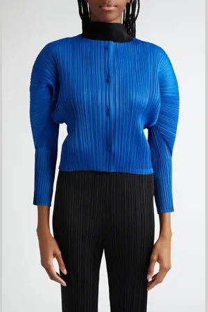 PLEATS PLEASE ISSEY MIYAKE Monthly Colors October Pleated Cardigan in at Nordstrom, Size 3